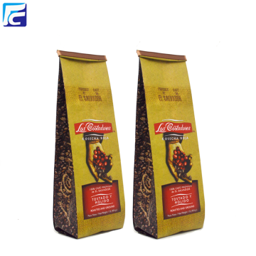 Custom Printed Matt Coffee Packaging Bags With Valve