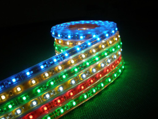 Cuttable high voltage 5050 led strip