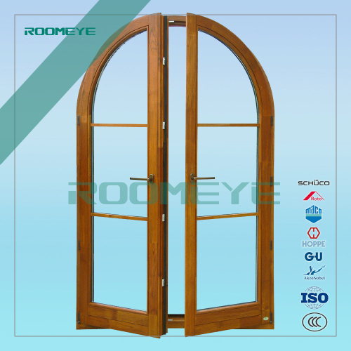 Arch french doors exterior