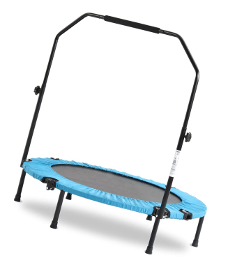 Folding Trampoline Exercise Trampoline with Resistance Bands