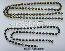 High quality Anti-brass colour Decoration Metal Brass Ball Chain