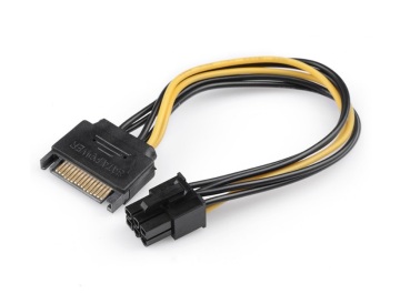 Sata to PCIE 6 Pin Power Cable