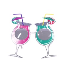 Popular Hawaiian Style Funny Sunglasses: Perfect Summer Favors & Beach Themed Decorations