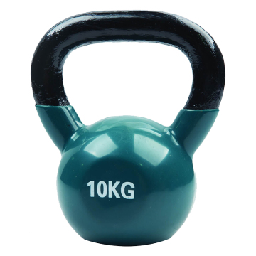 10KG Green Vinyl Coated Kettlebell