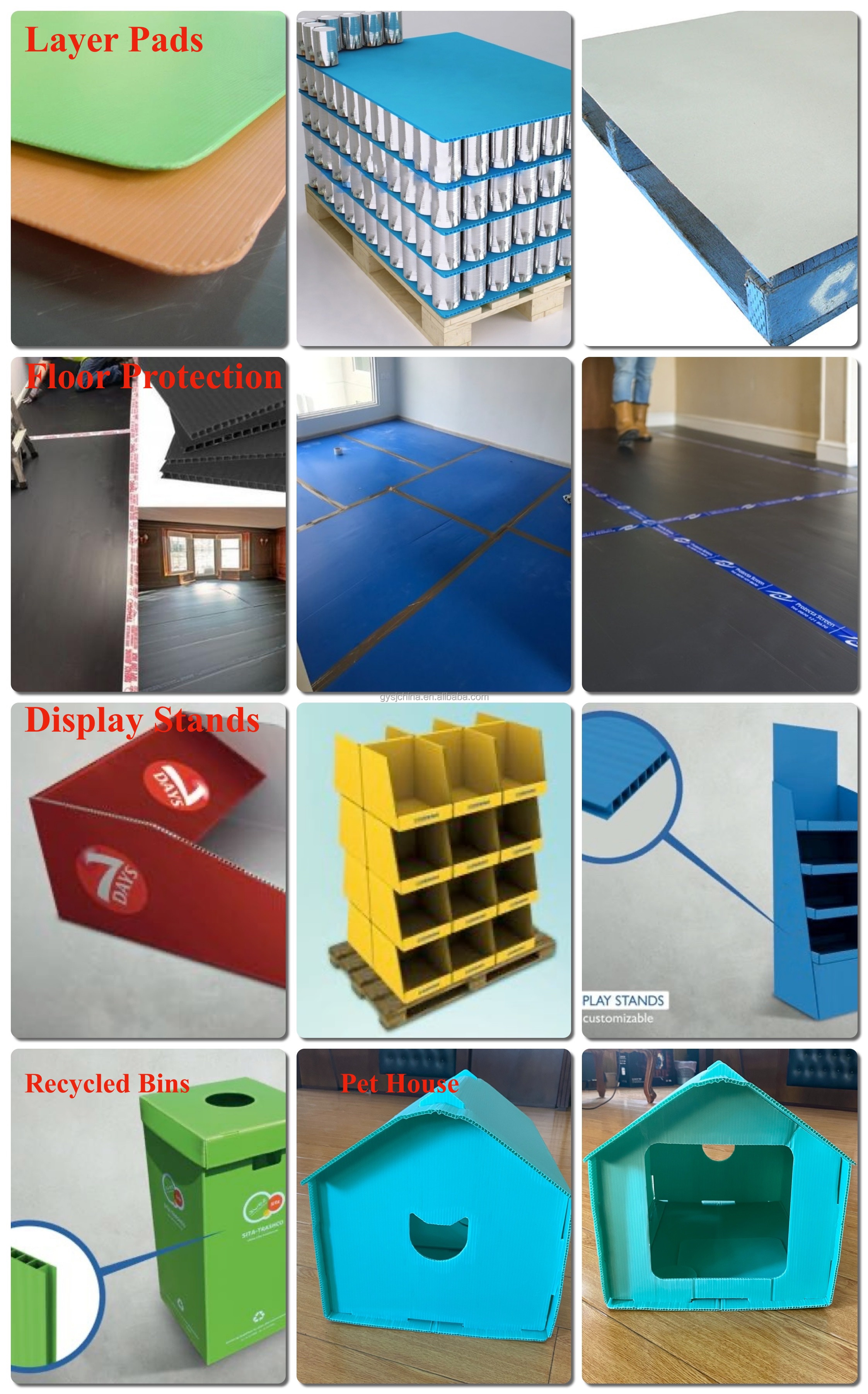 pp corrugated box 