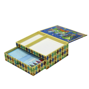CMYK Printing Colorful Nootbook Cardboard Box with Drawer