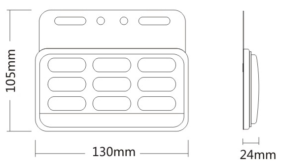 43 LEDS 24V مركبة مركبة مركبة