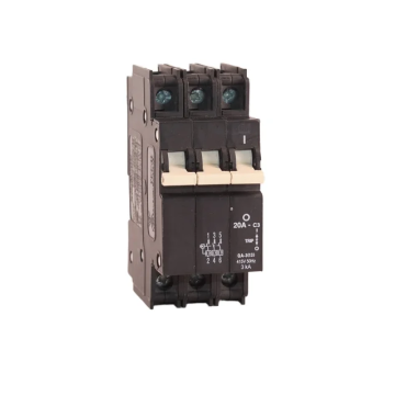 CBI Hydraulic Magnetic MCB Type 1P 2P 3P 63A DIN Rail Mount