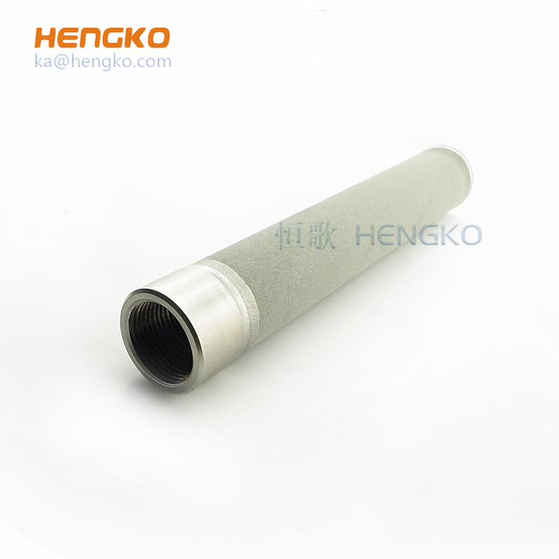 HENGKO High Quality Stainless Steel Filter Tube Porous Metal Filter Tube