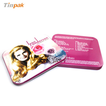 Canada recyclable printed dvd tin packaging box