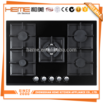 Tempered glass surface 70cm gas cooker/built-in cooker/gas stove hob