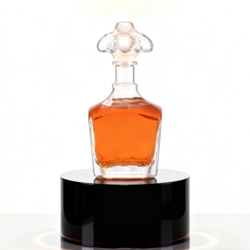 Square Whiskey Glass Bottle