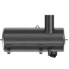 Încărcător cu roți 824H piese Muffler ca 250-2220