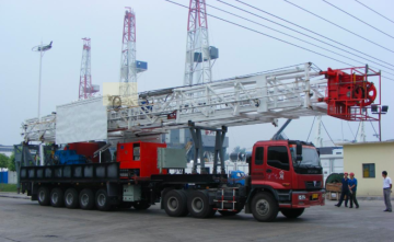 API Oil And Gas Trailer-Mounted Drilling Rig