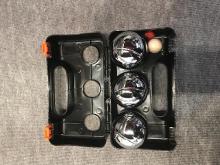 Three Balls Boule Set In Black Plastic Box
