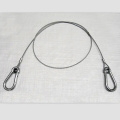 Color rubber coated stainless steel safety sling