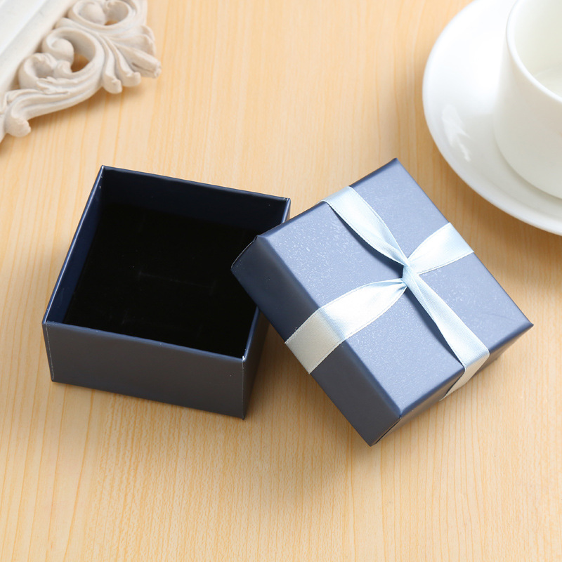 صندوق هدايا ورق التغليف من المجوهرات بالجملة مع غطاء