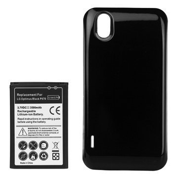 High Capacity 3.7v 3500mah Cell Phone Replacement Batteries For Lg Optimus Black / P970