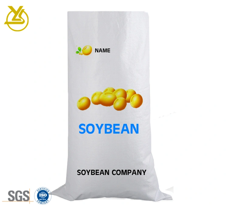 Customized Waterproof 25kg 50kg Transparent Laminated Beans Flour Rice Pulses Grains Bag