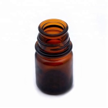 Small 15ml Amber Bell Mouth Glass Bottle Sample
