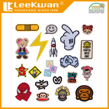 Many kinds of small embroidered applique