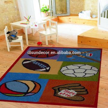 contemporary handtufted kids painting mats