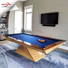 black frame billiards table business place