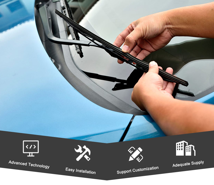 Blades Universal Car Wiper Blade Windshield Wipers  Car Natural Rubber Wiper