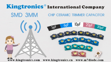 Kt Kingtronics SMD 3mm 3.0pF to 30pF Ceramic Trimmer Capacitors