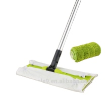2024 Hot Selling Telescopic Microfiber Flat Cleaning Mop with Disposable Fiber