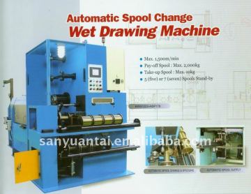 Automatic Spool Change Wet Wire Drawing Machine