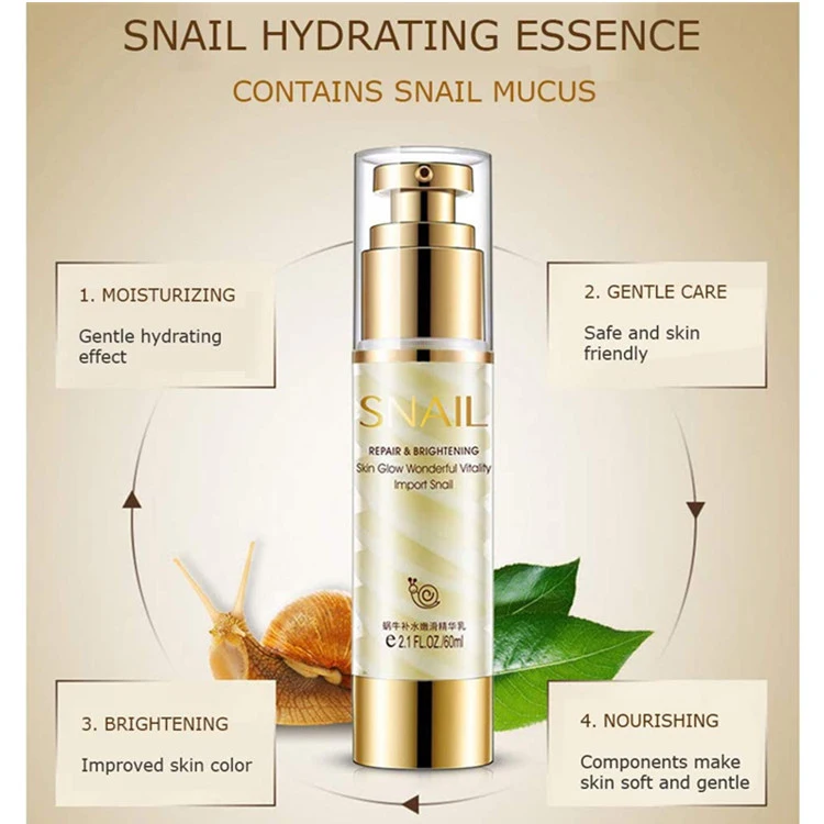 Custom Beauty Snail Repair Whitening Brightening Cream for Face & Body