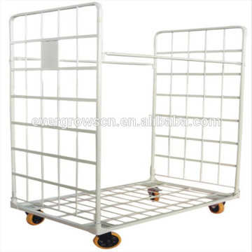 Galvanized steel mesh transport roll boxes