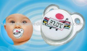 Nipple thermometer