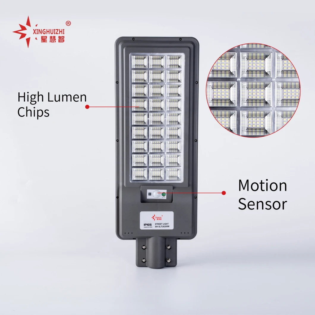 IP67 High Power 60W 90W 120W 180W 260W Integrated Solar Lighting LED All in One Lamp Garden Waterproof Street Light