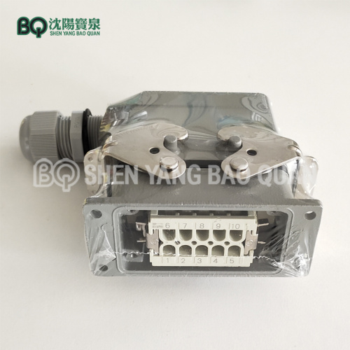 Heavy Duty Connector авиациялық штепсель 10 өзегі