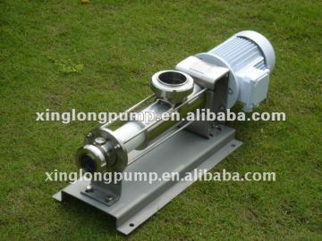 Xinglong sanitary screw eccentric pumps used in crystal sugar process