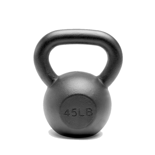 45 LB Pulverlackad Kettlebell