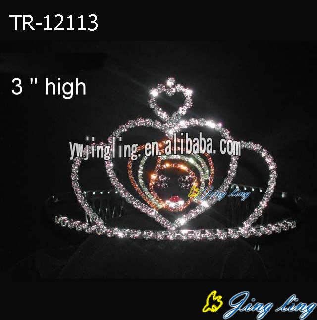 Heart Holiday Crowns Tiaras Hairabnd For Girl