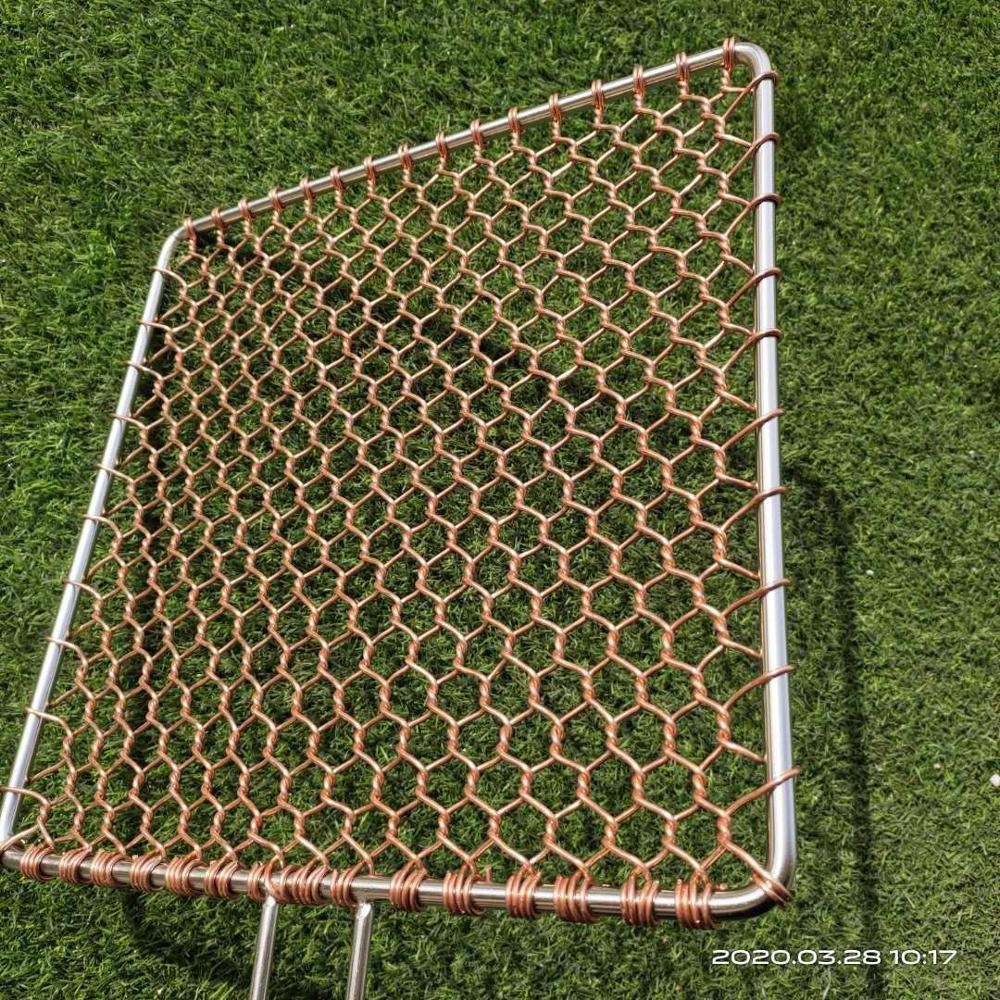 280mm Disposable bbq grill mesh bbq grill wire mesh for korea market