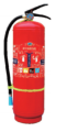 Portable clean gas fire extinguisher
