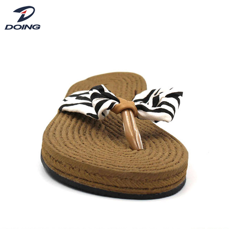 Wholesale price raw materials pe plastic slipper Sandal Eva Sole Accessory Display Women Wedding for Guests Blank Flip Flop