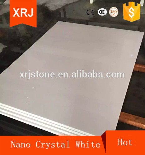 China Pure White Nano Glass Crystal Stone For Sale