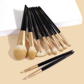 MAANGE 10pcs Large Face & Fine Eye Makeup Brush Set - Eco Cosmetics