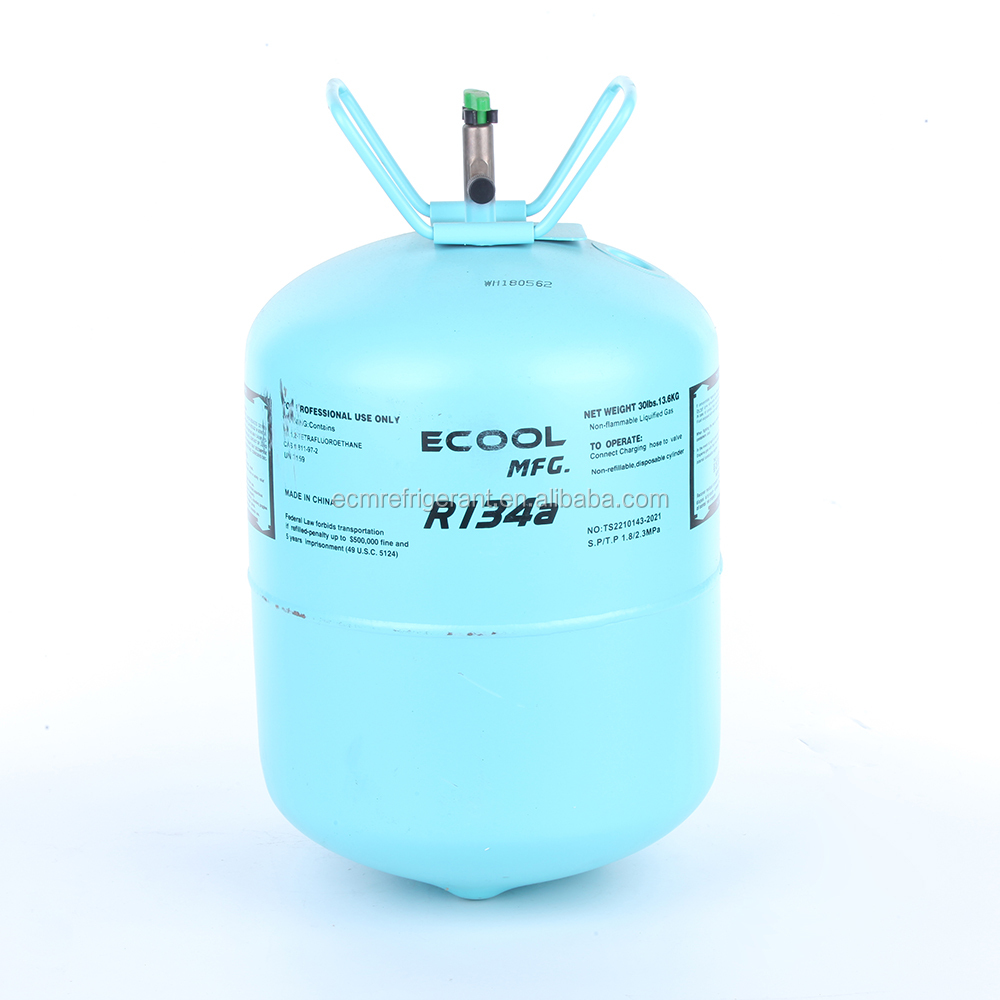 gas refrigerant r134a in can with small cans good price CE/DOT EU GAS in hydrocarbon