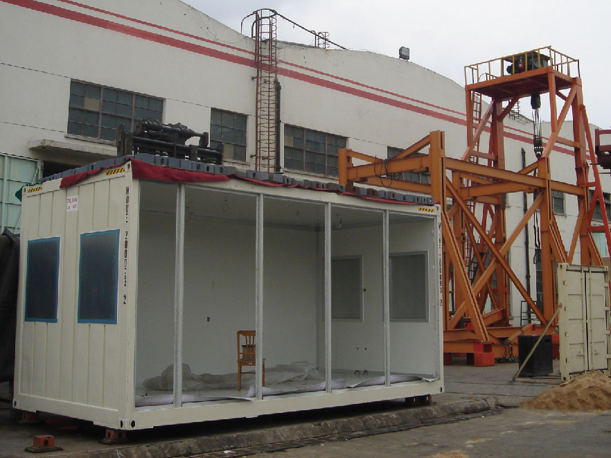 roof loading test for Modular Kitchen Container Type