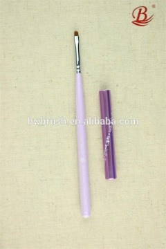 2015 nail tool wooden handle nail brush mini gel brushes oval