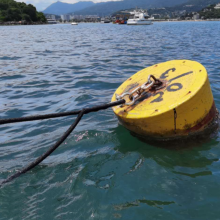 Custom EVA Marine Cylindrical Buoy for Bunkering Ships - High Energy Mooring Buoy