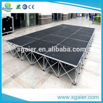 China manufacturer aluminum outdoor concert folding portable outdoor event stage