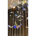 Crystal Butterfly Pingente Light for Home Decor Decoration Staircase Decoration Creative Candelier